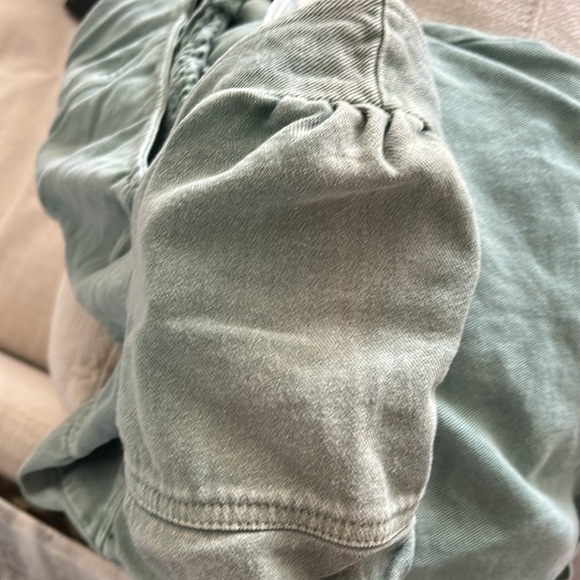 Louna Green Denim Mini Dress - Picture 12 of 13